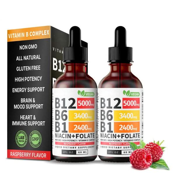 High-Potency Sublingual Vitamin B-Complex Drops